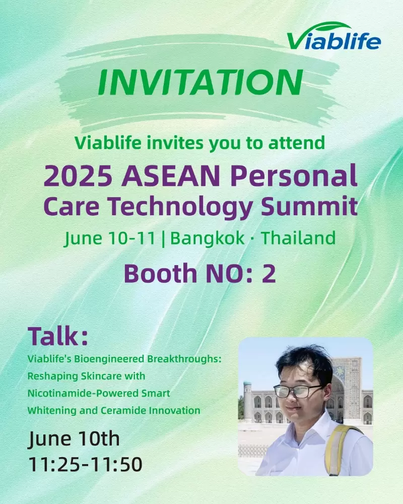 Rejoignez Viablife au Sommet des technologies de soins personnels de l'ASEAN 2025 !