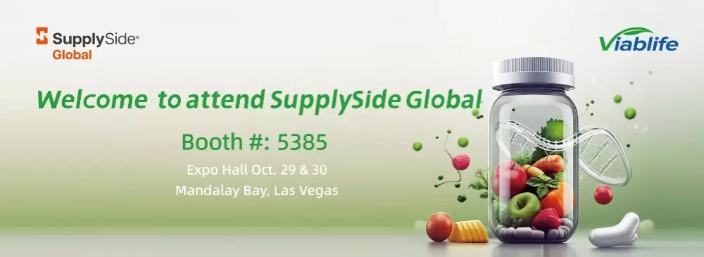 Viablife présente des ingrédients naturels innovants au salon SupplySide Global 2025 Viablife présente des ingrédients naturels innovants au salon SupplySide Global 2025