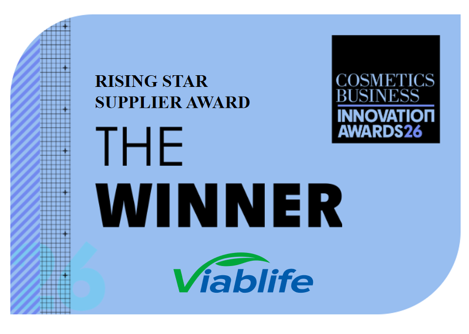 La niacinamide 100 % biosourc&eacute;e de Viablife (BioNia&trade;) remporte de prestigieux prix d'innovation dans le secteur des cosm&eacute;tiques !